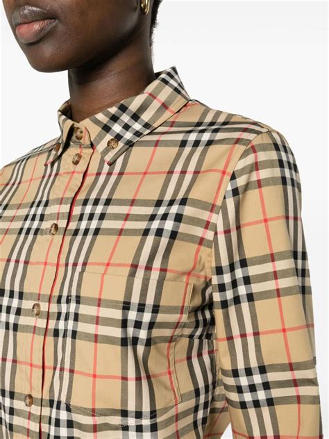 camicia burberry a quadri uomo|Camicie A Quadri BURBERRY .